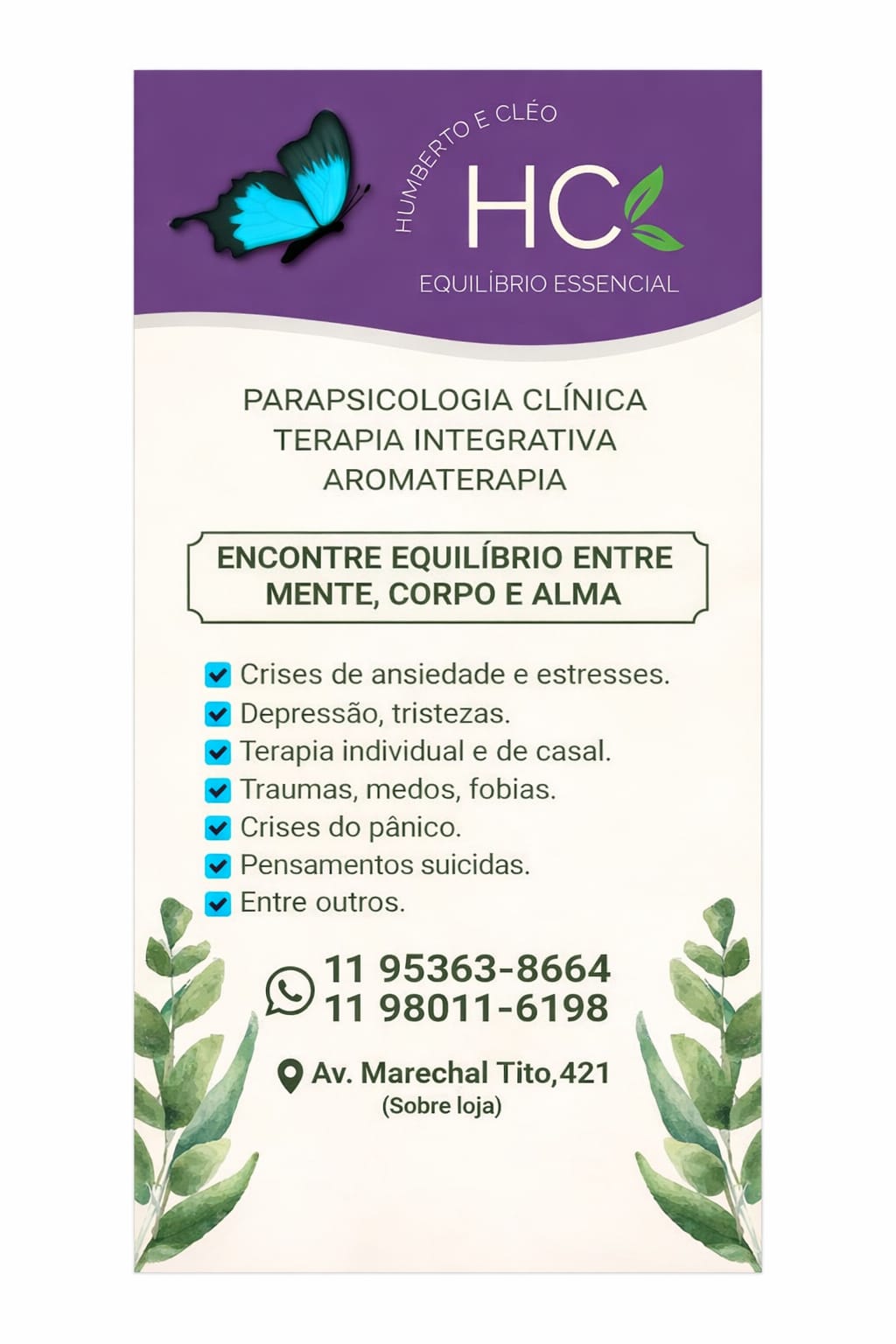 Folder HC Equilíbrio Essencial